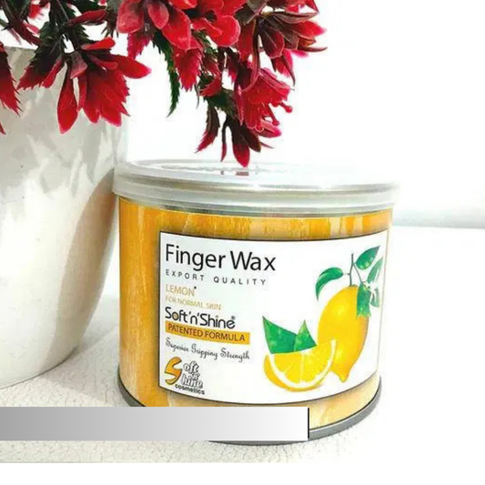 250g Soft n Shine Finger Wax, Lemon