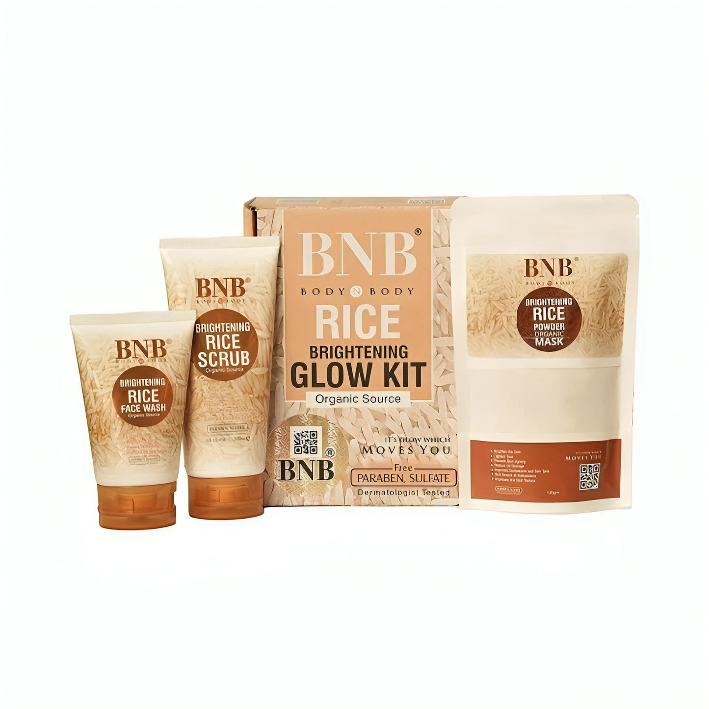 Rice Whitening And Glowing Facial Kit